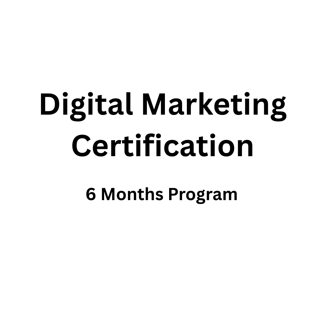 Digital Marketing Certificate Course